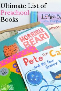 The BIG list of preschool books full of book lists and tips for reading with preschoolers. Everything you need for reading with preschoolers in one place.