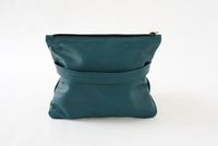 CLUTCH Petite light BLUE LEATHERspecial gift bags and by ElMato