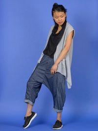 Pantacourt style jean femme - Forgotten Tribes - Vêtements ethniques