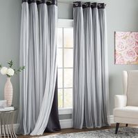 Brockham Solid Blackout Grommet Curtain Panels | Joss & Main