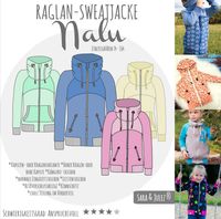 Raglan Sweatjacke NALU Schnittmuster Ebook Nähanleitung
