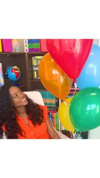 Meleah Lee Campbell • Teacher • Crafter on Instagram: "Do you have a special event or celebration coming up soon? #ad Be sure to use the E-Z safety seal balloon valve from @creativeballoonsmfg for all your balloon decorating needs which can be found at @walmart. Simply place the balloon on the valve then add inflate it with a helium tank. There’s no need to tie the balloon or add ribbon to it, which makes this such a breeze! Be sure to enter the Summer Celebration giveaway from @creativeball
