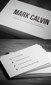 Simple Individual Business Card #businesscards #businesscardtemplates #custombusinesscards