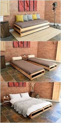 Cama gemela para la finca
