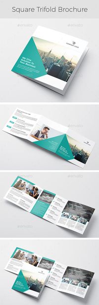 Square Trifold Brochure Feature…. Square Trifold Brochure ( Ai & Eps ) file Size (24×8).with Bleed 0.25 inch Color : CMYK Photos are not included in the main file. Easy to Customize All Text Editable With Text Tool Free fonts.