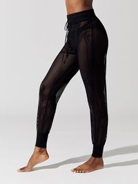 Blanc Noir POOLSIDE JOGGER - Black - Fashion Activewear Life