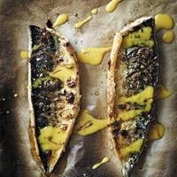 Roasted Mackerel with Garlic and Paprika