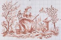 stitching lady