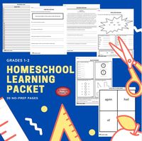 "Reduce the \"summer slide\" with this Independent Learning Packet for students entering the 2nd grade which includes 20 NO PREP worksheets, 25 flash cards, and a reading log to encourage sustained reading. Included in this packet are the following: --Math Review - 5 pages of review with 4 problems targeting 1st grade Common Core Standards and 1 problem to expose the student of the 2nd grade Common Core Standards. --Reading Review - 5 pages of passages and comprehension questions that wi