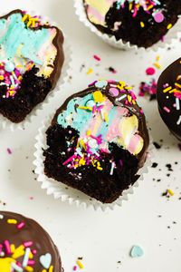 Tie Dye Hi-Hat Cupcakes - Mindycake - Mindy Johnson
