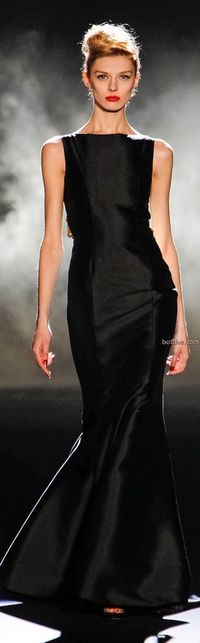 Badgley Mischka Fall Winter 2013. Smokey backdrops for black dresses...Inspirations for Monica Hahn Photography