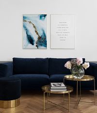Beaux tableaux et posters au-dessus du lit ou du canapé | Beaux tableaux par deux