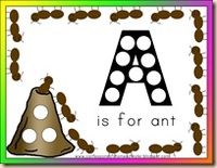 Prek Letter A is for Ants | Confessions of a Homeschooler