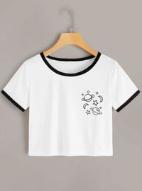 CAMISETA CORTA PLANETAS