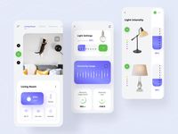 Smart Home App by Nadya Lazurenko for Fireart Studio on Dribbble