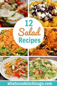 12 Tasty Salads To Ease You In...