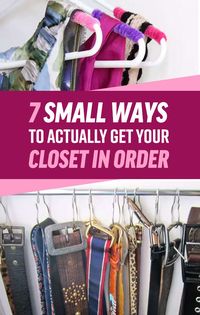 These super easy closet hacks will help you organize your closet and keep it that way!
