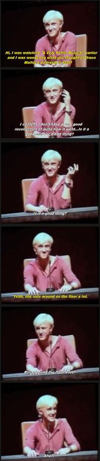 Haha I remember watching this clip on YouTube. So funny!