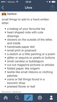 Little things to add to a handwritten letter aww