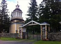 The gate of church of Lappajärvi