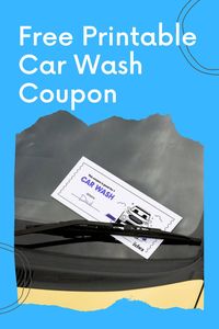 Get this free printable car wash coupon for kids that they can give to Dad for Father's Day, or use as a helpful family activity!