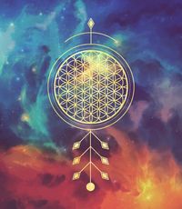 Flower Of Life Totem Art Print by Patterns Of Life . Worldwide shipping available at Society6.com. Just one of millions of high quality products available.