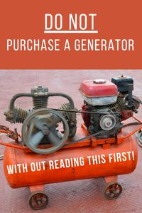 Don't Purchase a Generator With Out Reading This First - A generator will keep…