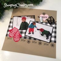 Smitten Mittens Memory Keeping, Scrapbook Layout, Stampin' Up!, Hug in a Mug