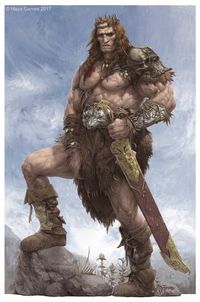 ArtStation - Barbarian king, Daniel Zrom