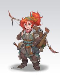 ArtStation - Beryl,a halfling adventurer, Tooth Wu