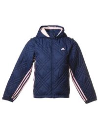 Women's Adidas 1980s Adidas Puffer Jacket Blue, L | Beyond Retro - E00614962