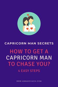 Have you got eyes for a sexy Capricorn man but aren’t sure how to get him to pay attention to you or to notice that you’ve got a thing for him? Keep reading to get some ideas on how to get a Capricorn man to chase you and possibly get closer to him.