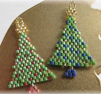 DIY Christmas Tree Earrings Making Tutorials