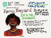 Another great #cmslc today. With @wholebodylaughter discussing #cmgenius #sketchnotes #madewithpaper