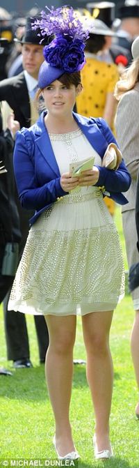 Princess Eugenie flouts new rules at Royal Ascot with her risque hemline | Daily Mail Online