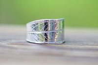 Making a leaf ring with Precious Metal Clay
