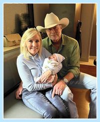 Alan Jackson on Instagram: "Denise and I are celebrating our 43rd wedding anniversary with our new grandson Jackson Alvie Bradshaw. Ali and Sam welcomed Jack into the world on Dec 13, 2022. So happy that this little guy has made us grandparents! -AJ"