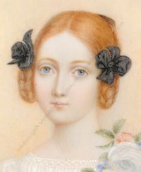 Kinderfrisur, vermutlich frühe 1840er