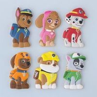 Paw patrol sugar cookies from Paw Patrol Birthday Party with FREE printables at Kara's Party Ideas. See more at karaspartyideas.com!