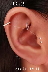 12 Zodiac Constellation Ear Piercing Ideas – Impuria Ear Piercing Jewelry