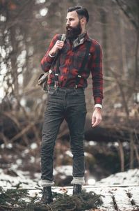 Wanting to get your butt royally kicked by some lumberjacks during your next outing in the woods???...dress like this guy!