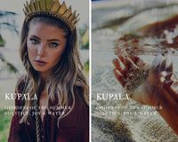 kupala - slavic goddess of the summer solstice, joy & water