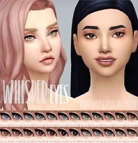 TS4 - Whisper Eyes | DangerouslyFreeJellyfishCC