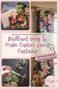 I want to show you a brilliant way to sew custom blackout curtains easily, inexpensively and with minimal sewing skills! And I DO mean minimal!!