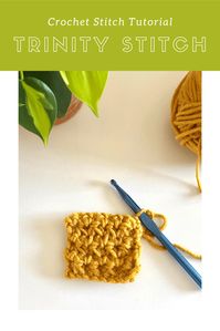 The Trinity Stitch: Crochet Stitch Tutorial - Crafting for Weeks