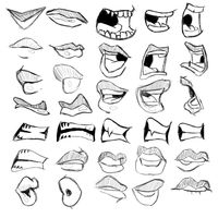 Practice drawing various mouths and lips I have seen others draw. Adding to muscle memory.