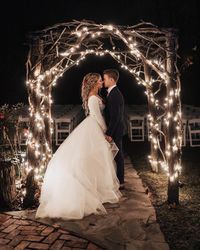 Modest Long Sleeve Crepe Tulle Ballgown Wedding Dress Fatima Lynette by Maggie Sottero. Click to find this gown! . . . . #modestweddingdress #longsleeveweddingdress #crepeweddingdress #tulleweddingdress #ballgownweddingdress