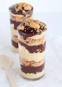 Chocolate Peanut Butter Crunch Trifles