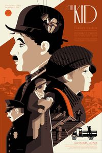 Famosos filmes de Charlie Chaplin se tornaram lindas ilustrações