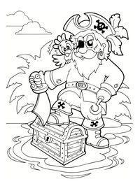 coloriage pirate